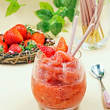 草莓冰沙～冰爽夏日