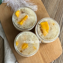 #爽口凉菜，开胃一夏！#椰汁芒果桃膠雪燕養顏羹