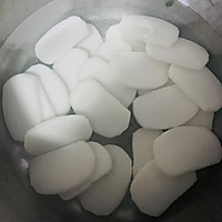 #i上冬日 吃在e起#雪菜冬笋肉丝炒年糕的做法图解1
