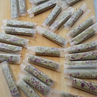 手工玫瑰抹茶牛轧糖的做法图解7