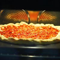 烘焙 | 超级简单，美味芝加哥薄底辣披萨的做法图解6