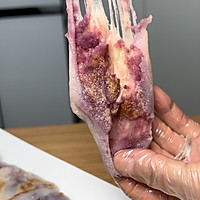 #晒出你的中秋团圆饭#拉丝紫薯饼的做法图解2