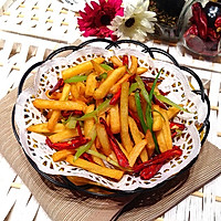 干煸薯条的做法图解3