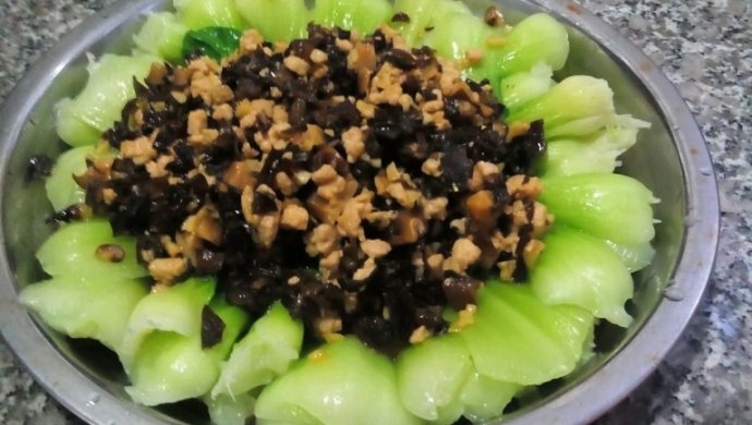 肉末上海青