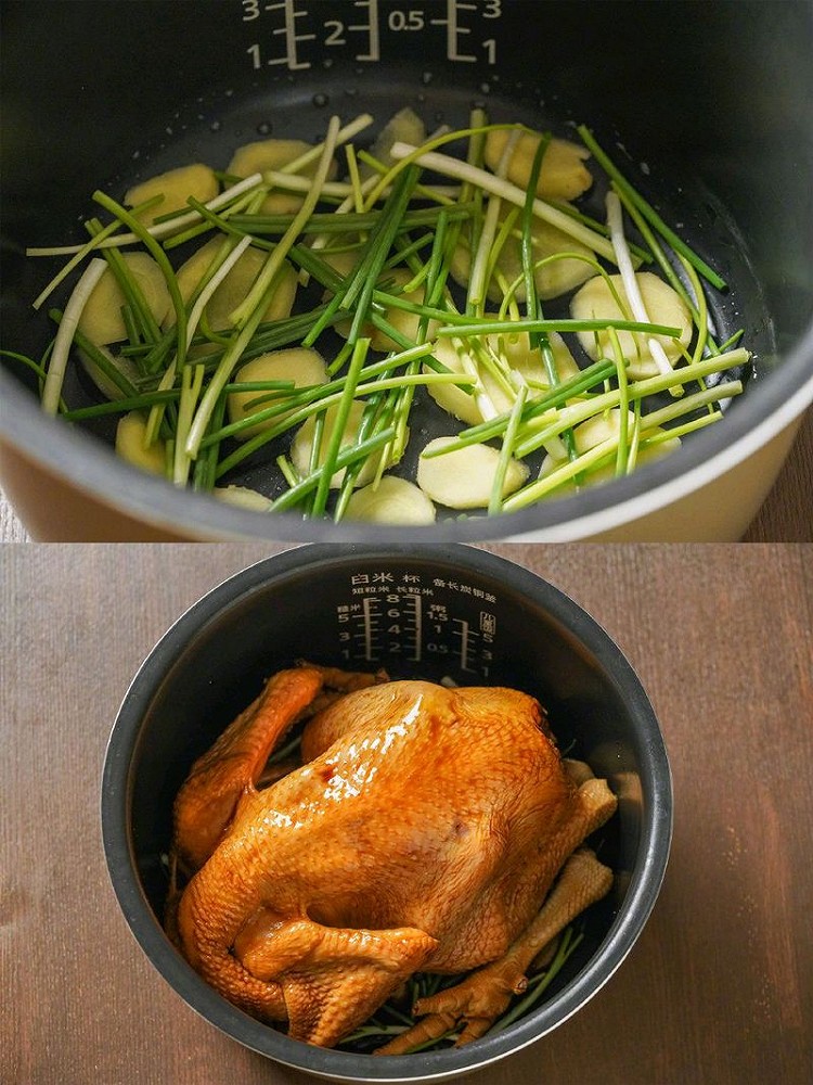 电饭煲焖鸡的做法