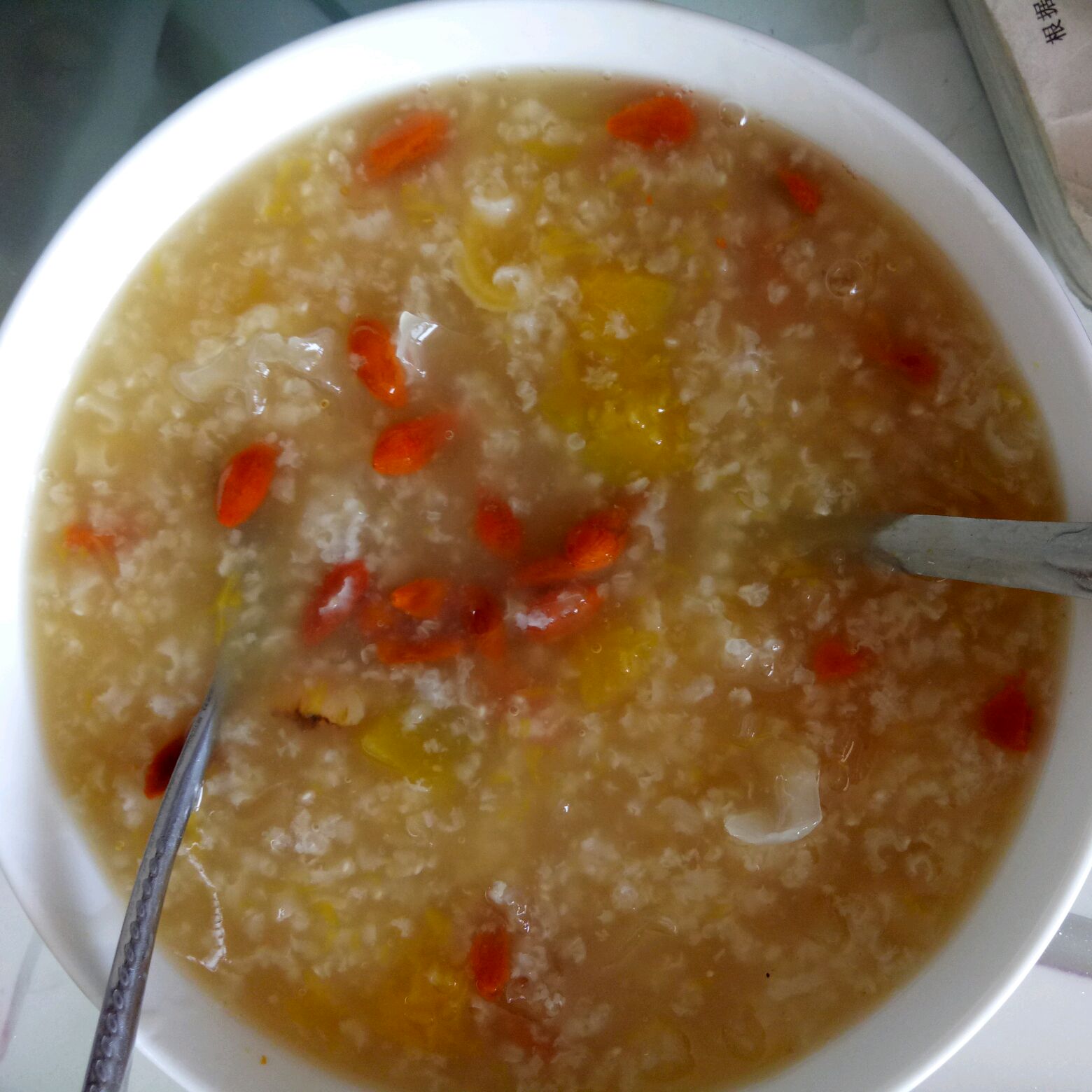 Pumpkin porridge with Tremella