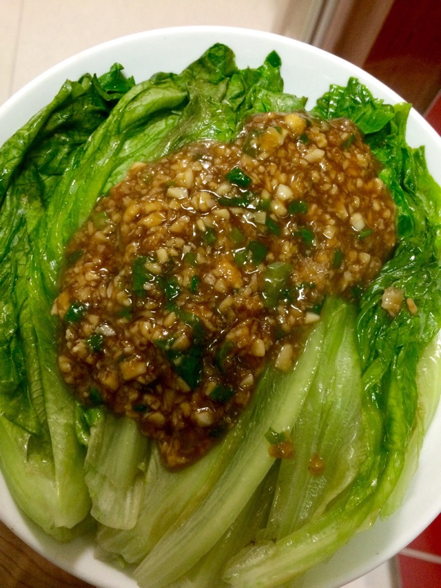 蚝油蒜泥生菜的做法图解9