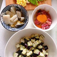 肉香鱼香茄子的做法图解1