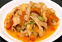 韩式番茄炒高丽菜的做法