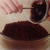 巧克力海绵蛋糕球Chocolate fudge cake b的做法图解3