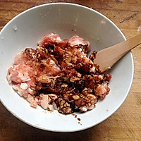 香菜肉渣的做法图解2