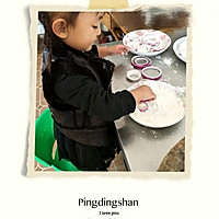 炸洋葱圈，炸香蕉段的做法图解3