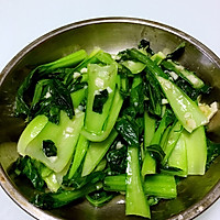 蒜蓉炒上海青的做法图解5