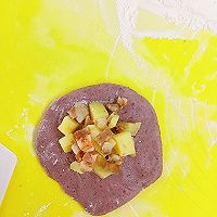 #2022烘焙料理大赛料理组复赛#香肠紫薯面包的做法图解11