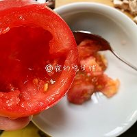 我为祖国献花  芝士鲜虾西红柿盏#秋天怎么吃#的做法图解5