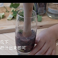 经典Mojito & 蓝莓Mojito 古巴鸡尾酒 视频菜谱的做法图解16