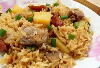 土豆香芋腊肠焖饭#美的初心电饭煲#的做法