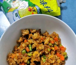#给年味整点鲜的#酱油什锦炒饭~的做法