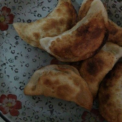 芹菜肉饺、韭黄肉饺、大葱肉饺