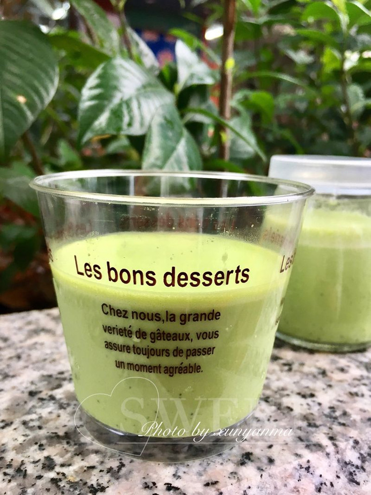 快手抹茶意式奶油布丁的做法