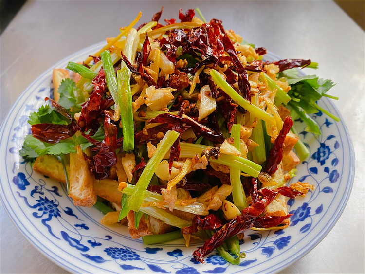 凉拌豆腐的做法