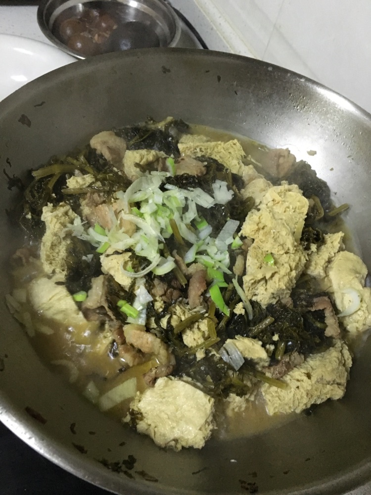 东北芥菜樱炖冻豆腐的做法图解6