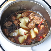 土豆烧排骨的做法图解8