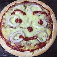 #长帝e.Bake互联网烤箱之海鲜披萨的做法图解7