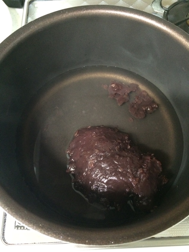 日式年糕红豆汤（お汁粉）的做法图解3