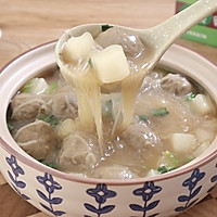 萝卜牛肉丸粉丝汤的做法图解11