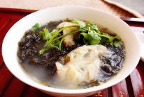 紫菜腐皮肉卷汤#爱的暖胃季-美的智能破壁料理机#的做法