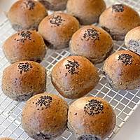 黑芝麻小餐包的做法图解4