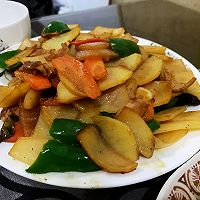 多彩黑椒土豆片的做法图解6