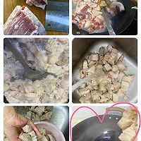 #味达美星厨X小厨中秋团圆宴#红烧肉焖干缸豆的做法图解4