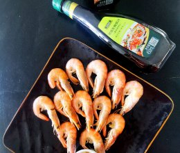 #秋日抢鲜“蟹”逅#捞汁大虾的做法