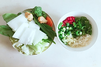 减肥食谱 麻油碟小火锅