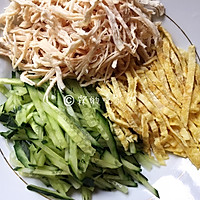 #冰箱剩余食材大改造#鸡丝拌面的做法图解7