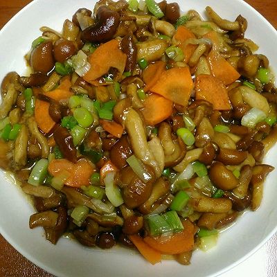 素炒滑子蘑