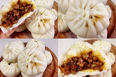 外婆菜肉包子