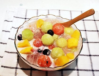 水果冰沙 —韩国人夏天最爱吃的的做法