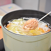#流感季饮食攻略# 白菜银鱼肉丸汤的做法图解7