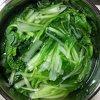 不用和面的小白菜团子的做法图解1