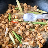 蒜苗炒扇贝肉的做法图解15