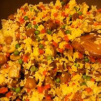 板栗炒饭的做法图解8