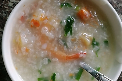 鲜虾粥