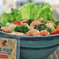 花菜虾仁沙拉#丘比沙拉汁#的做法图解7