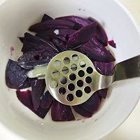 低卡营养的紫薯馅华夫饼的做法图解8