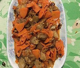 胡萝卜肉片的做法