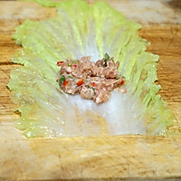 冬季美食【肉末白菜卷】的做法图解4