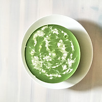 抹茶酸奶豆腐慕斯的做法图解4